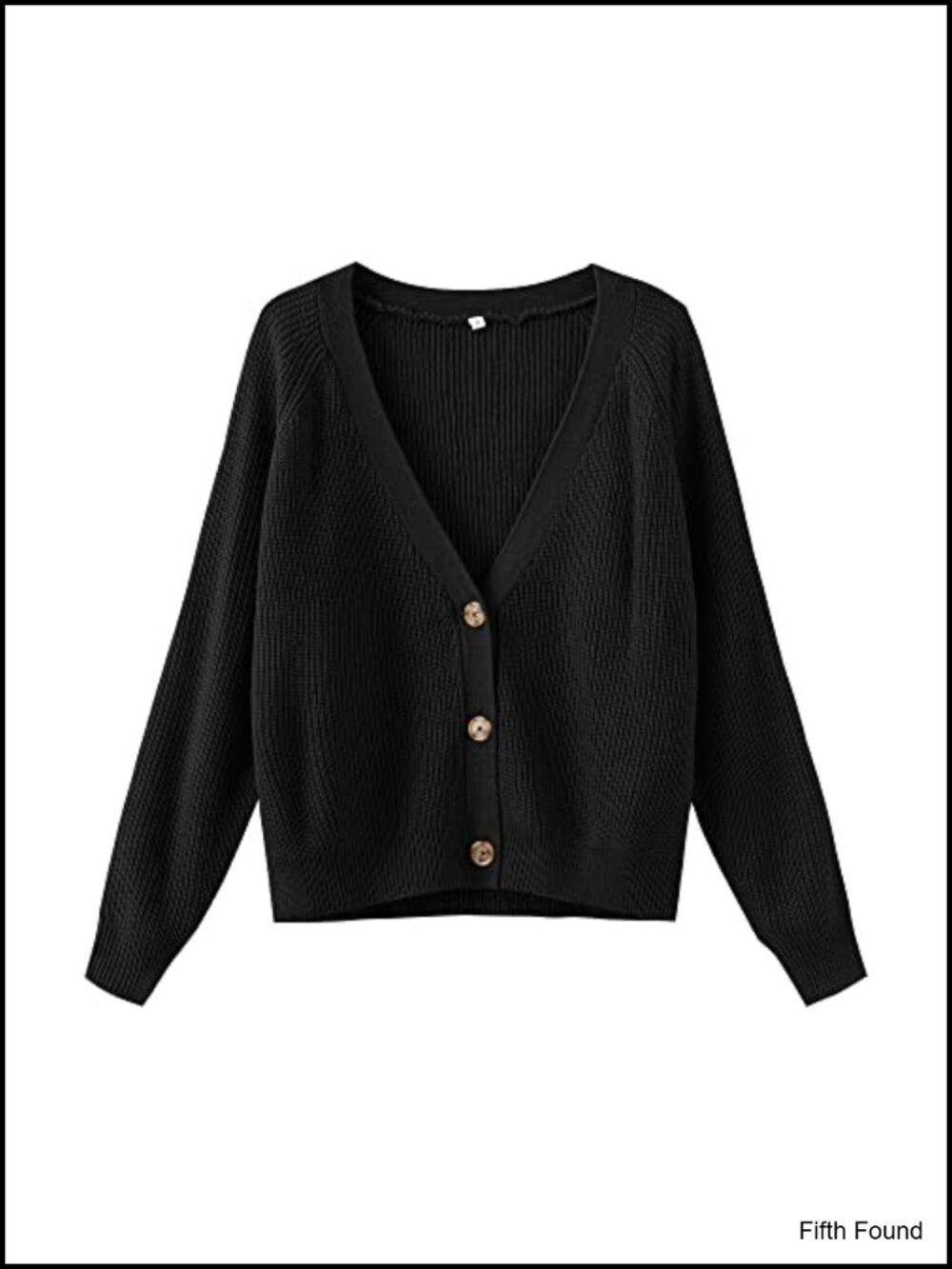 Womens Cropped Cable Knit Cardigan V Neck Button Front Lightweight Sweater